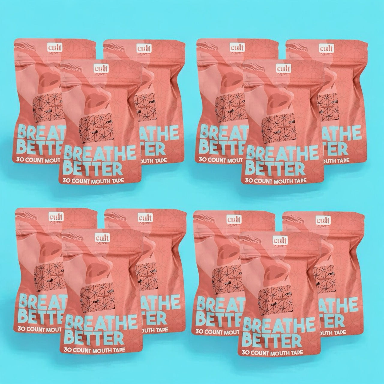 Mouth Tape 12 Month Supply Breathe Better Cult
