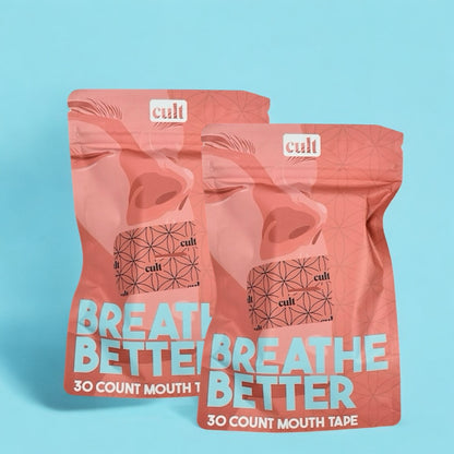Mouth Tape 2 Month Supply Breathe Better Cult