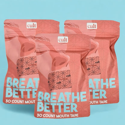 Mouth Tape 3 Month Supply Breathe Better Cult