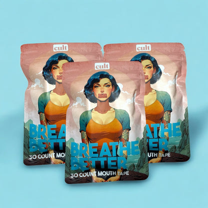 Original Mouth Tape by BreatheBetter (30 Tapes Per Pack)