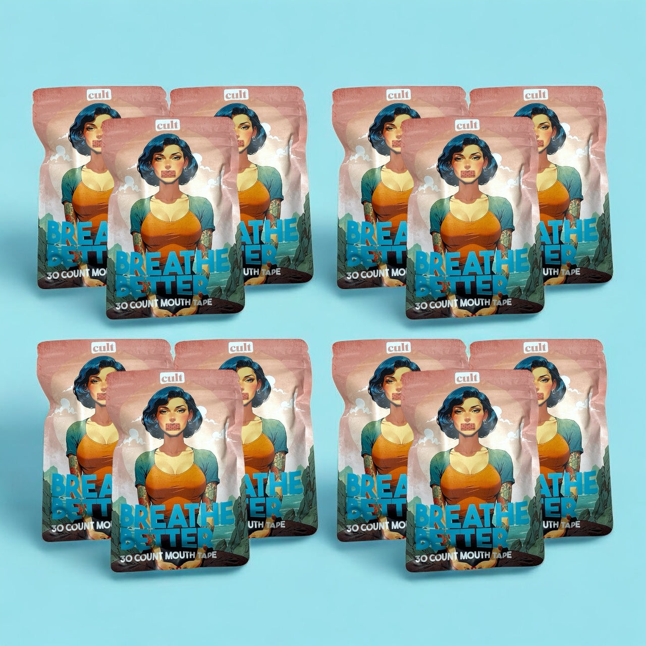 Original Mouth Tape by BreatheBetter (30 Tapes Per Pack)