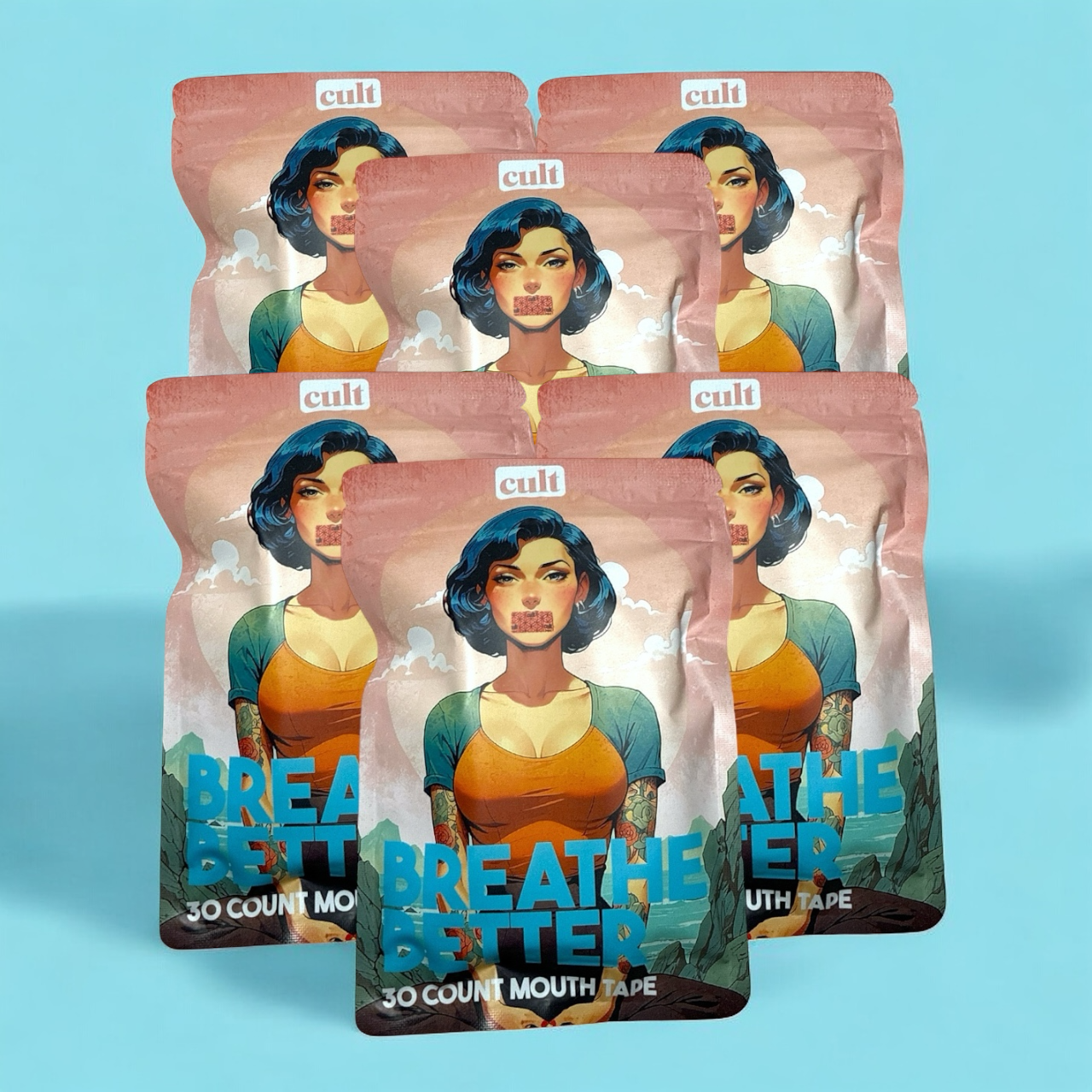 Original Mouth Tape by BreatheBetter (30 Tapes Per Pack)